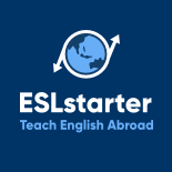 ESLstarter small logo with a globe