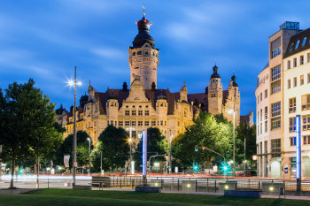 new city hall in leipzig, germany