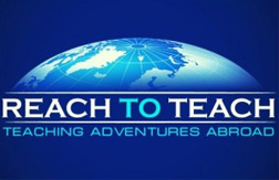 reach to teach half globe logo